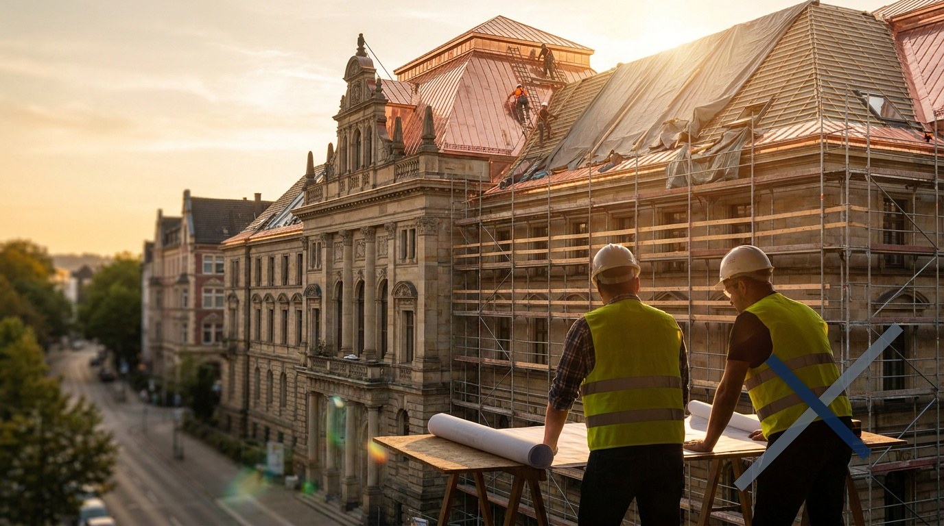 Projektmanagement und Denkmalschutz-Sanierung in Wuppertal